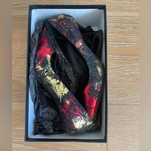 Giuseppe Zanotti Velvet Foil Pumps
